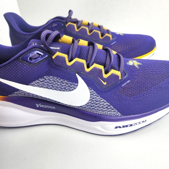 Nike Pegasus 41 Minnesota Vikings Purple Gold Running Shoes Sneakers NFL Mens 12 main image 16